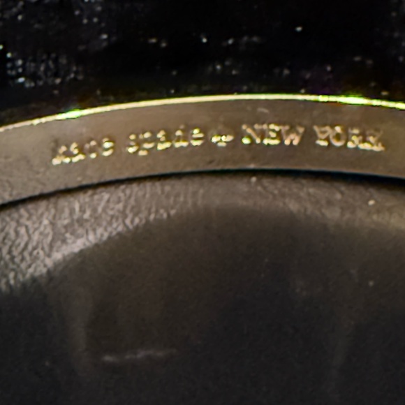 Kate Spade New York Gold Tone Hinged Bangle Bracelet - Picture 5 of 5